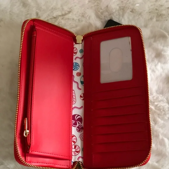 Disney Loungefly Mickey and Minnie Gingerbread Wallet - Picture 5 of 5